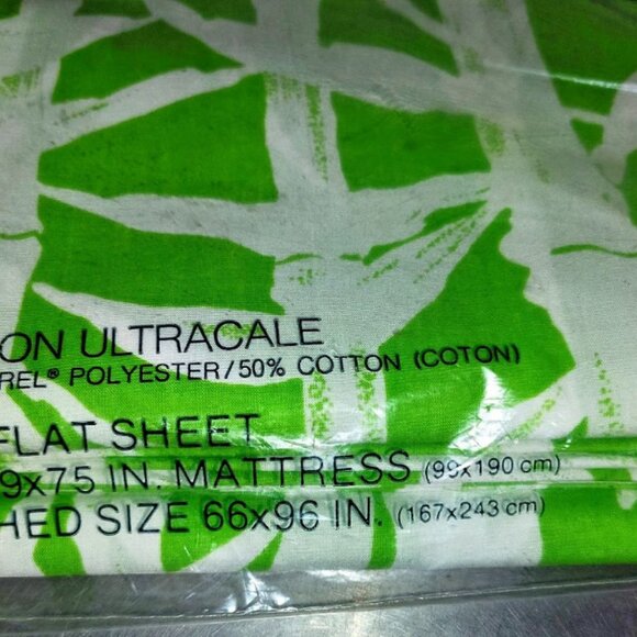 NEW Wamsutta No Iron Ultracale Twin Flat Sheet For 39 X 75 IN. MATTRESS BAMBOO P - Picture 6 of 6